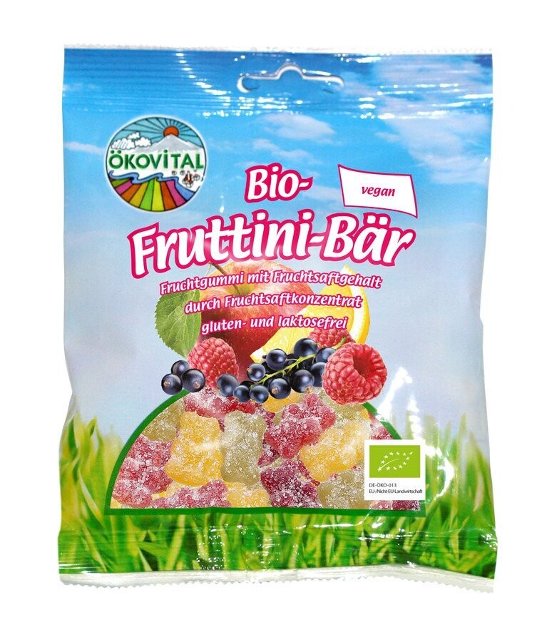 Fruttini-Bär ohne Gelatine /glf - 100gr