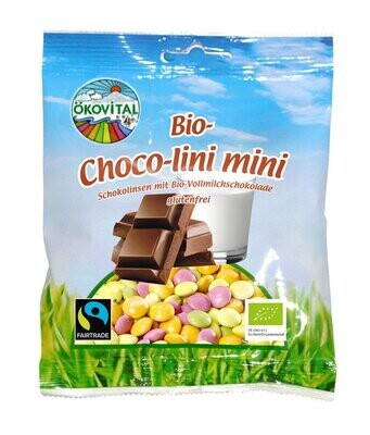 Choco-lini Mini Schokolinsen /glf - 100gr