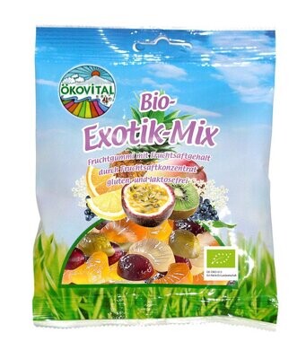 Exotic-Mix Fruchtgummi /glf - 100gr