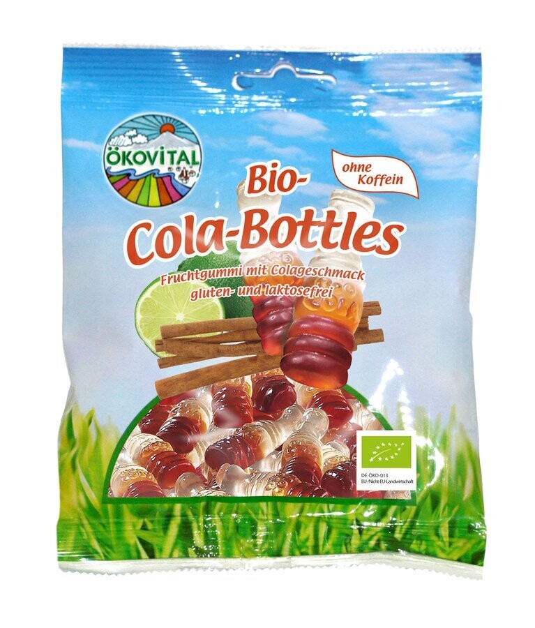 Cola-Bottles ohne Koffein /glf - 100gr