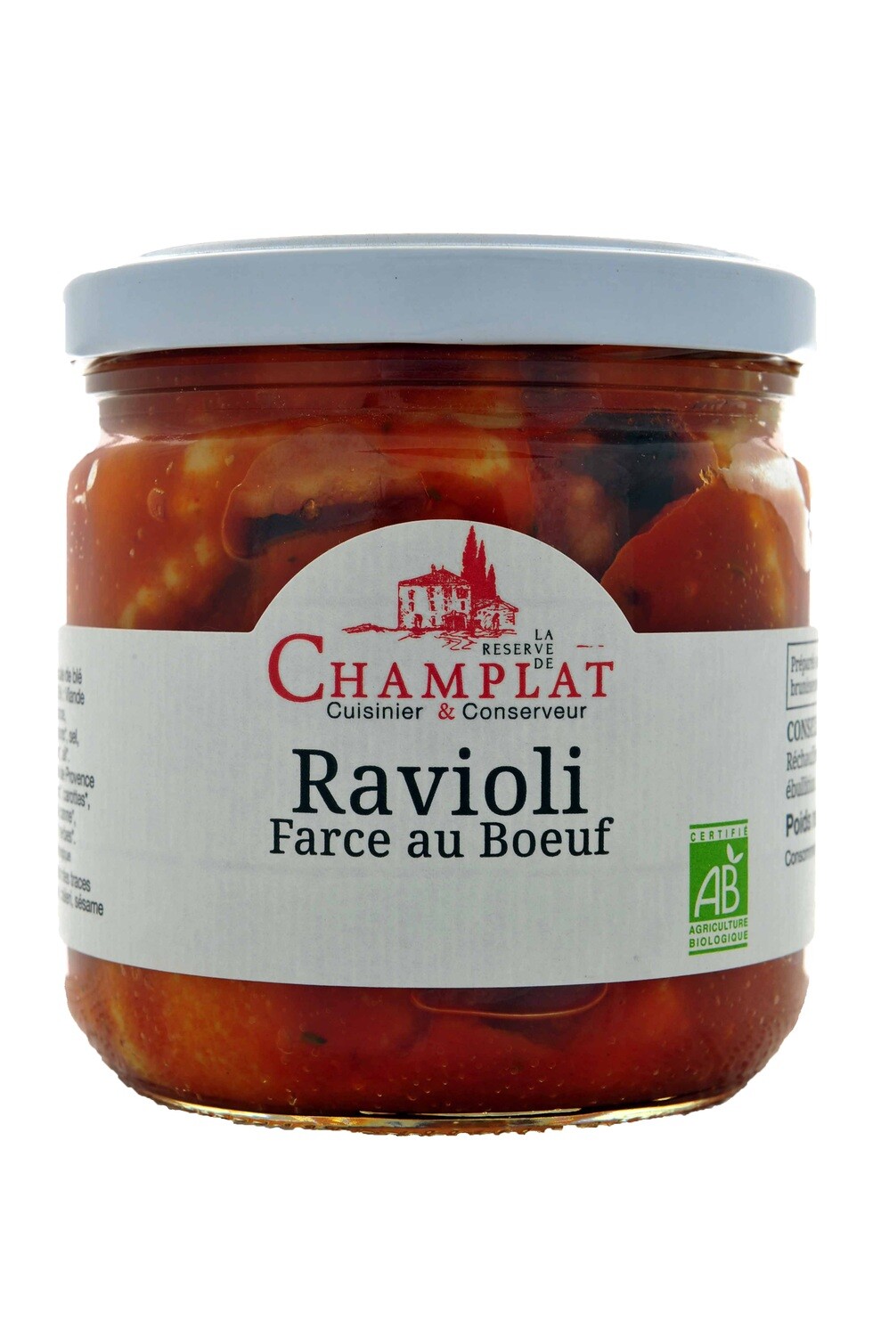 Ravioli farce bœuf - Champlat 340gr - 340gr