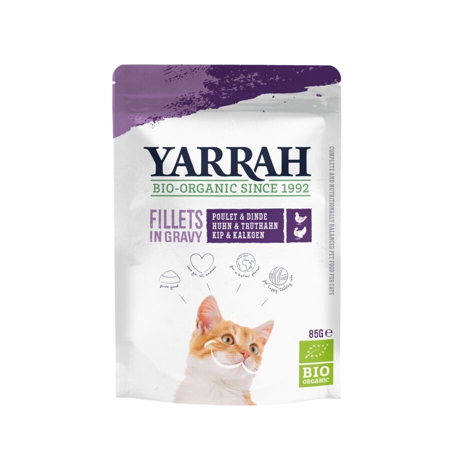 Katzen Pouch Filets mit Truthahn in Soße - 85gr