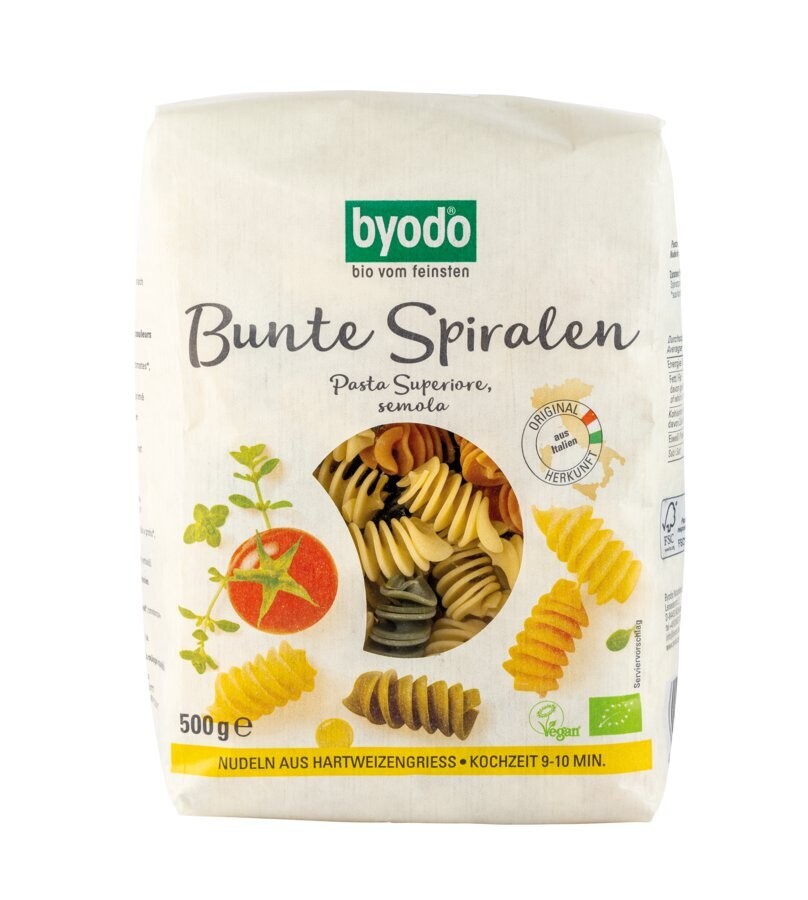 Bunte Spiralen semola - 500gr