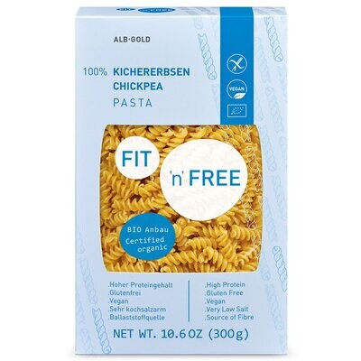 Fit &#39;n&#39; Free Fusilli Kichererbsen /glf - 300gr