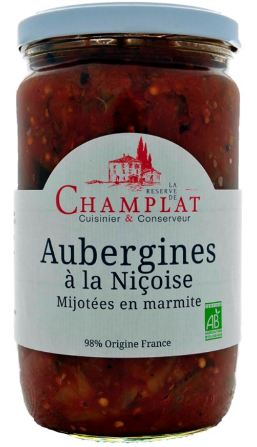 Aubergine à la Niçoise - Champlat 650gr - 650gr