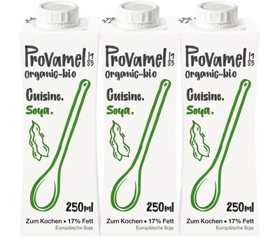 Tripack Soja cuisine 18% - 750ml