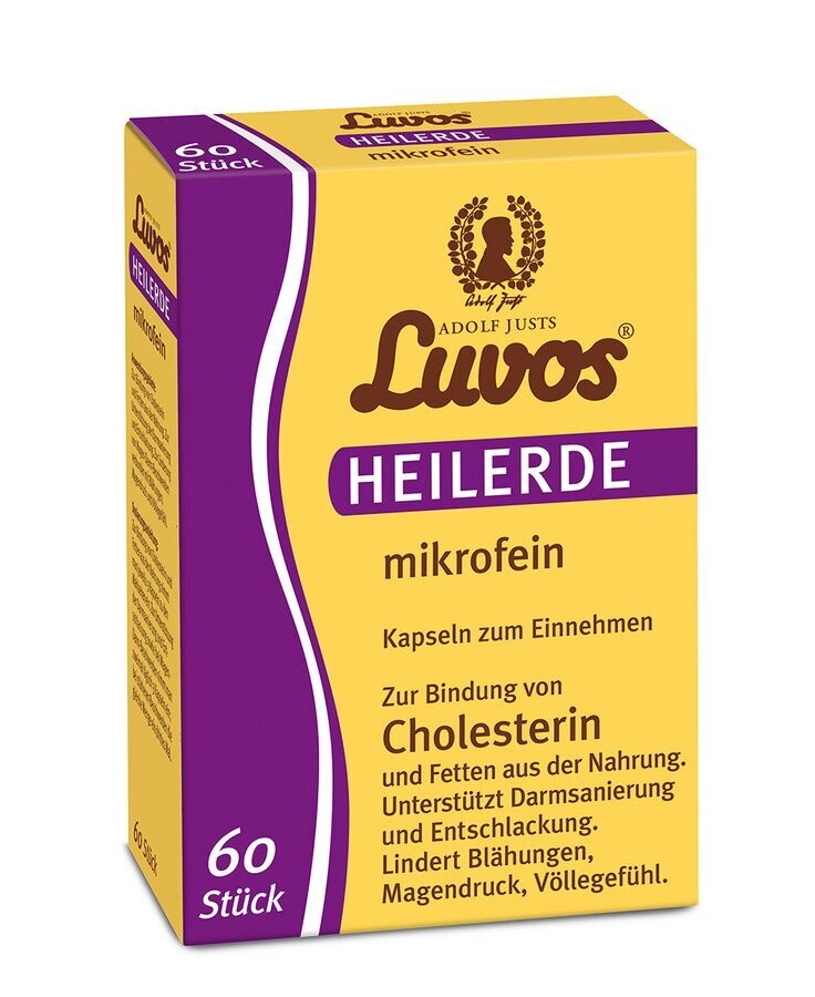Heilerde mikrofein Kapseln - 60 caps.