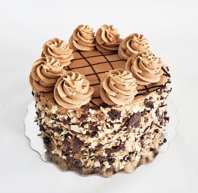 Chocolate Mocha Buttercream Artisanal Cake 6&quot;