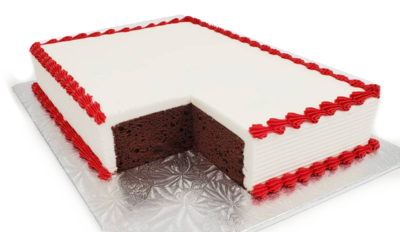 9x13 Single Layer Cake (Standard Design)