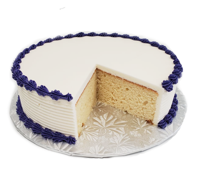 9&quot;Round Single Layer Cake (Standard Design)
