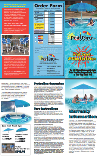 Replacement Pool Pads