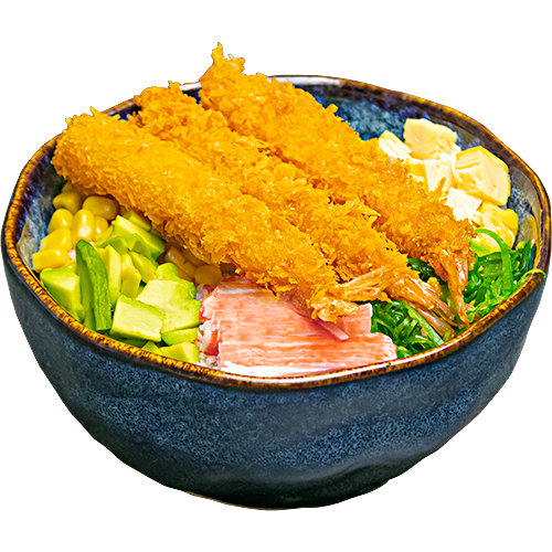 Pokebowl garnalen