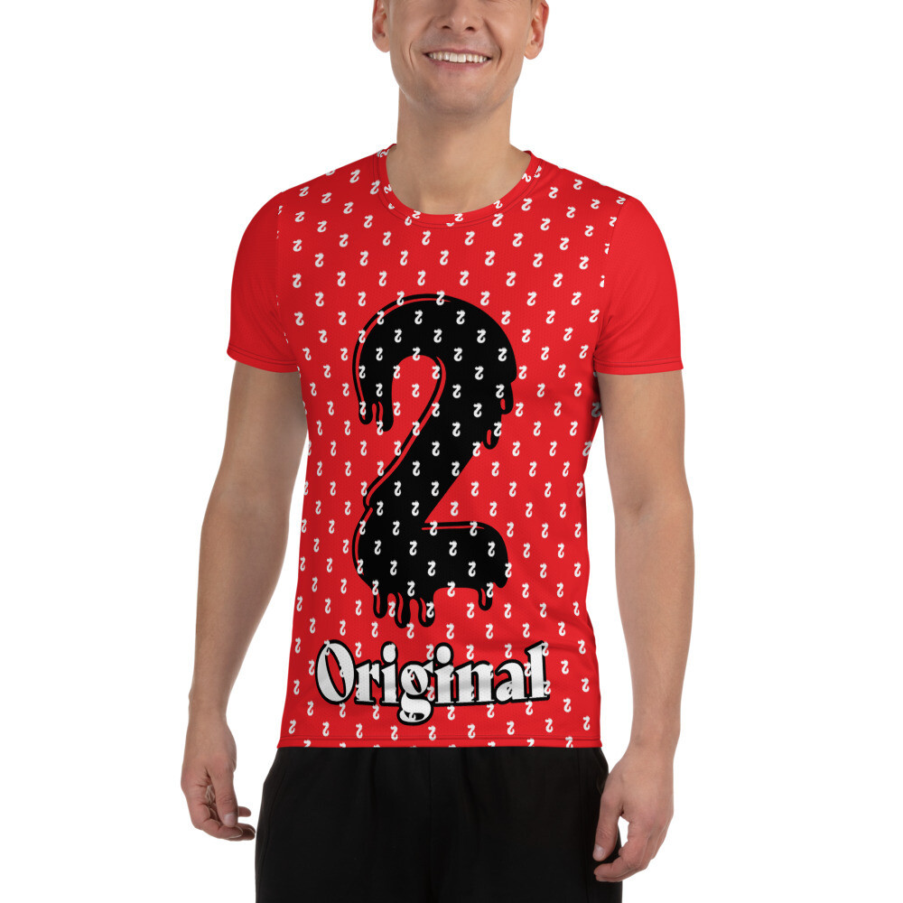 Tureal original All-Over Print Men&#39;s Athletic T-shirt