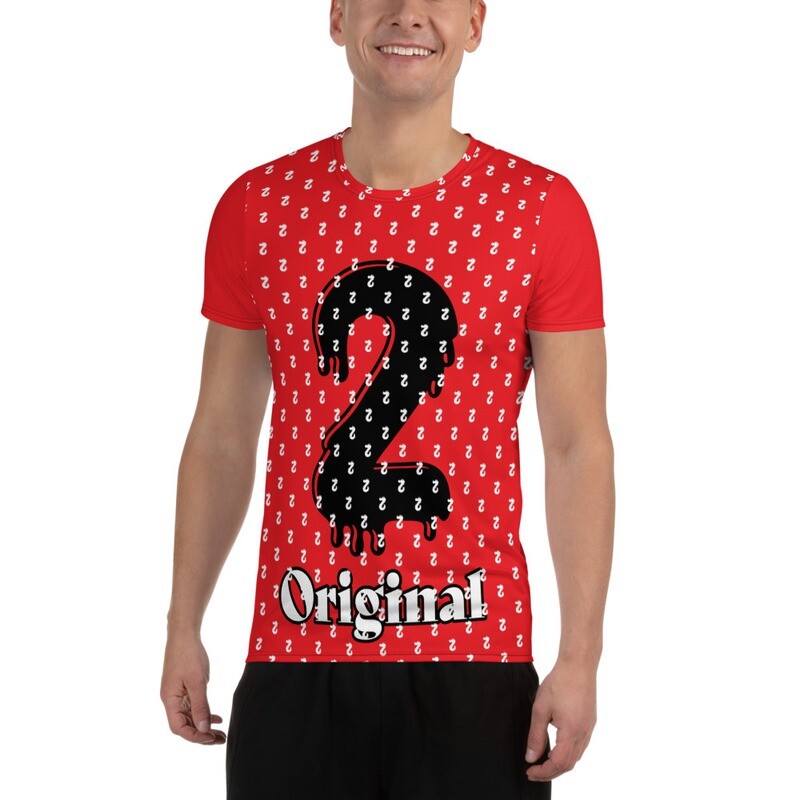 Tureal original All-Over Print Men&#39;s Athletic T-shirt
