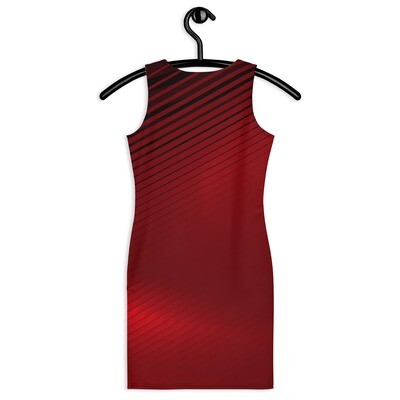love is Tureal black and red Sublimation Cut &amp; Sew Dress
