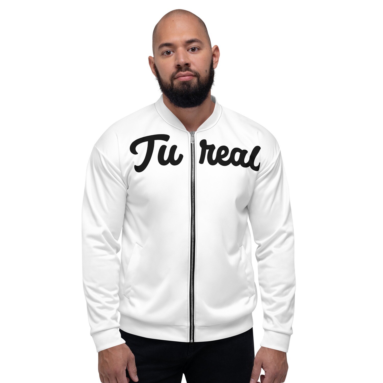 Tureal Detroit on top off the world Unisex Bomber Jacket