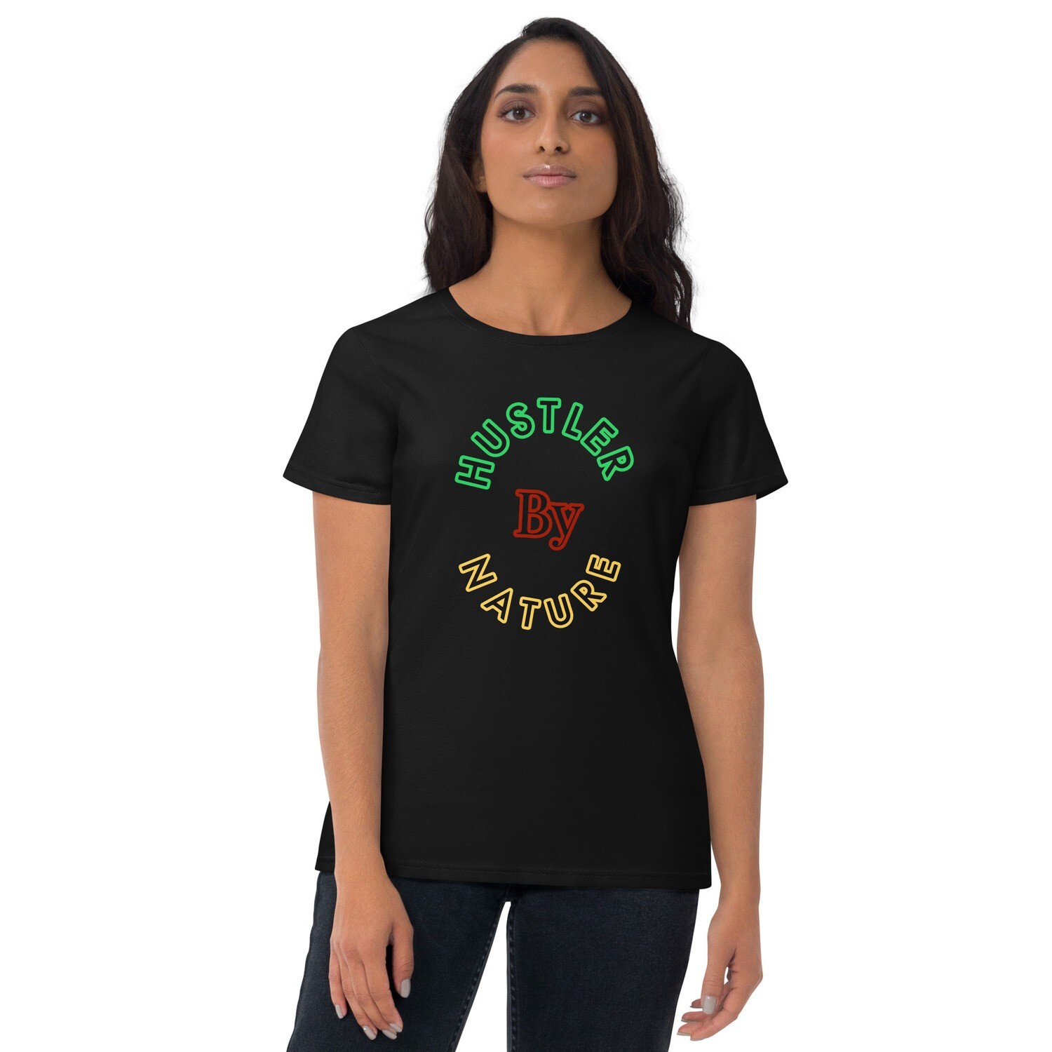 Hustler by nature Women&#39;s short sleeve t-shirt