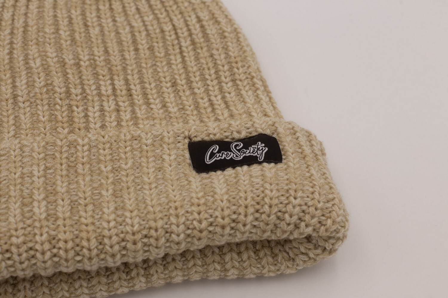CS Chunky Oatmeal Knitted Beanie
