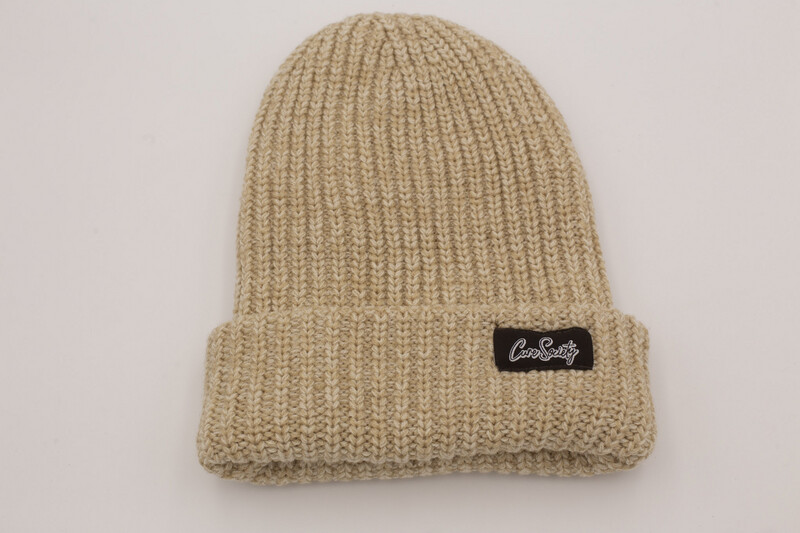 CS Chunky Oatmeal Knitted Beanie