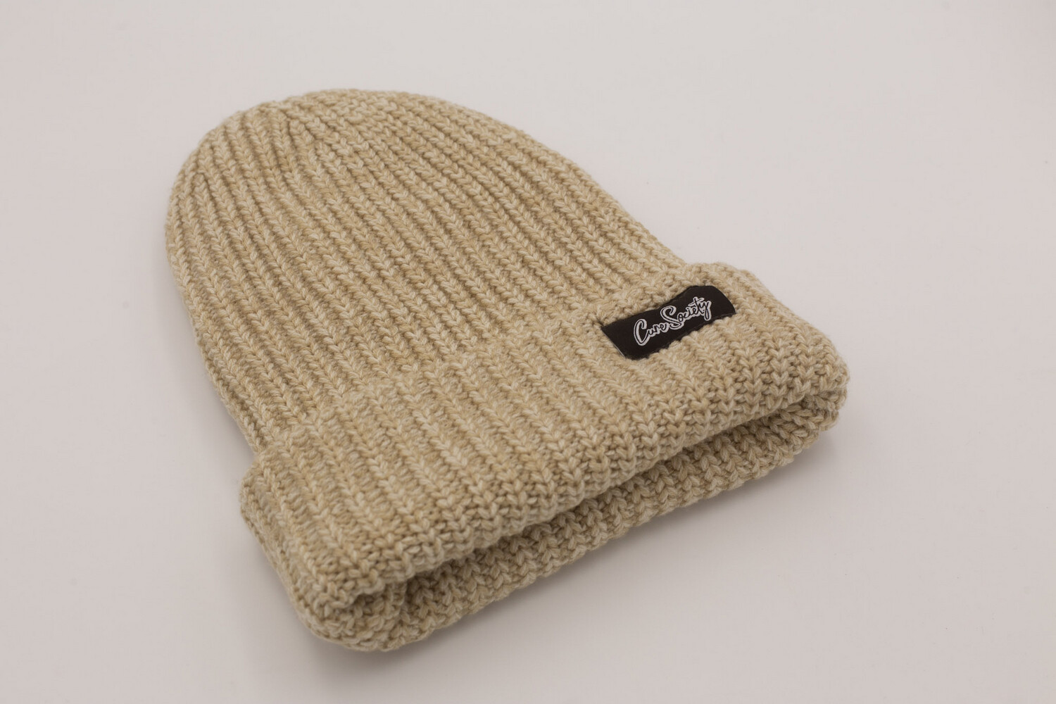 CS Chunky Oatmeal Knitted Beanie