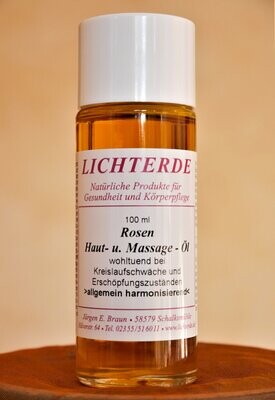 LICHTERDE Rosen Haut-u.Massageöl
