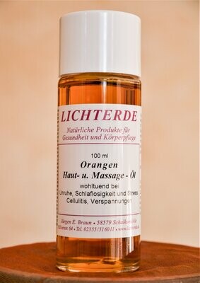 LICHTERDE Orangen Haut- u.Massageöl