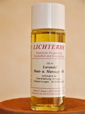 LICHTERDE Lavendel Haut- und Massageöl