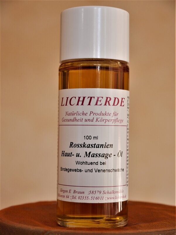 LICHTERDE Rosskastanien Haut- und Massageöl