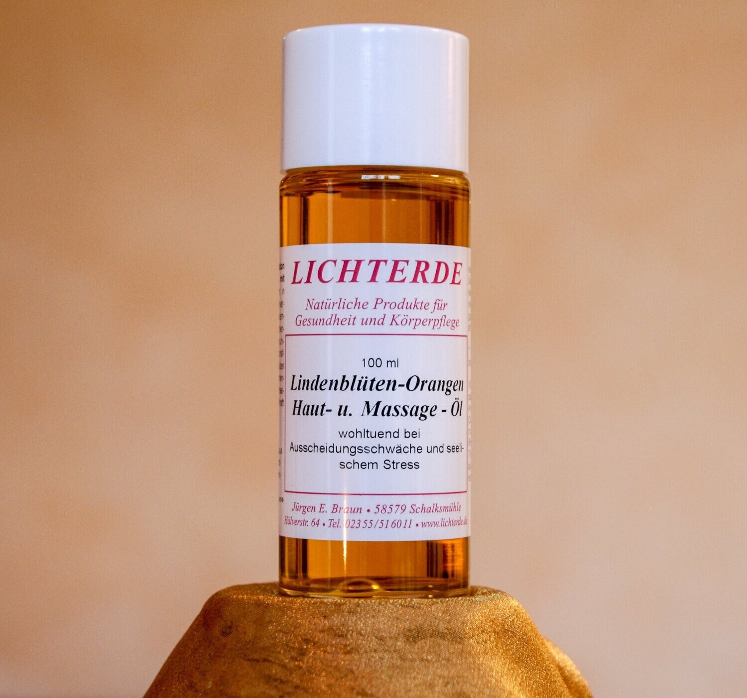 LICHTERDE Lindenblüten-Orangen Haut- und Massageöl LICHTERDE Lindenblüten-Orangen Haut- und Massageöl