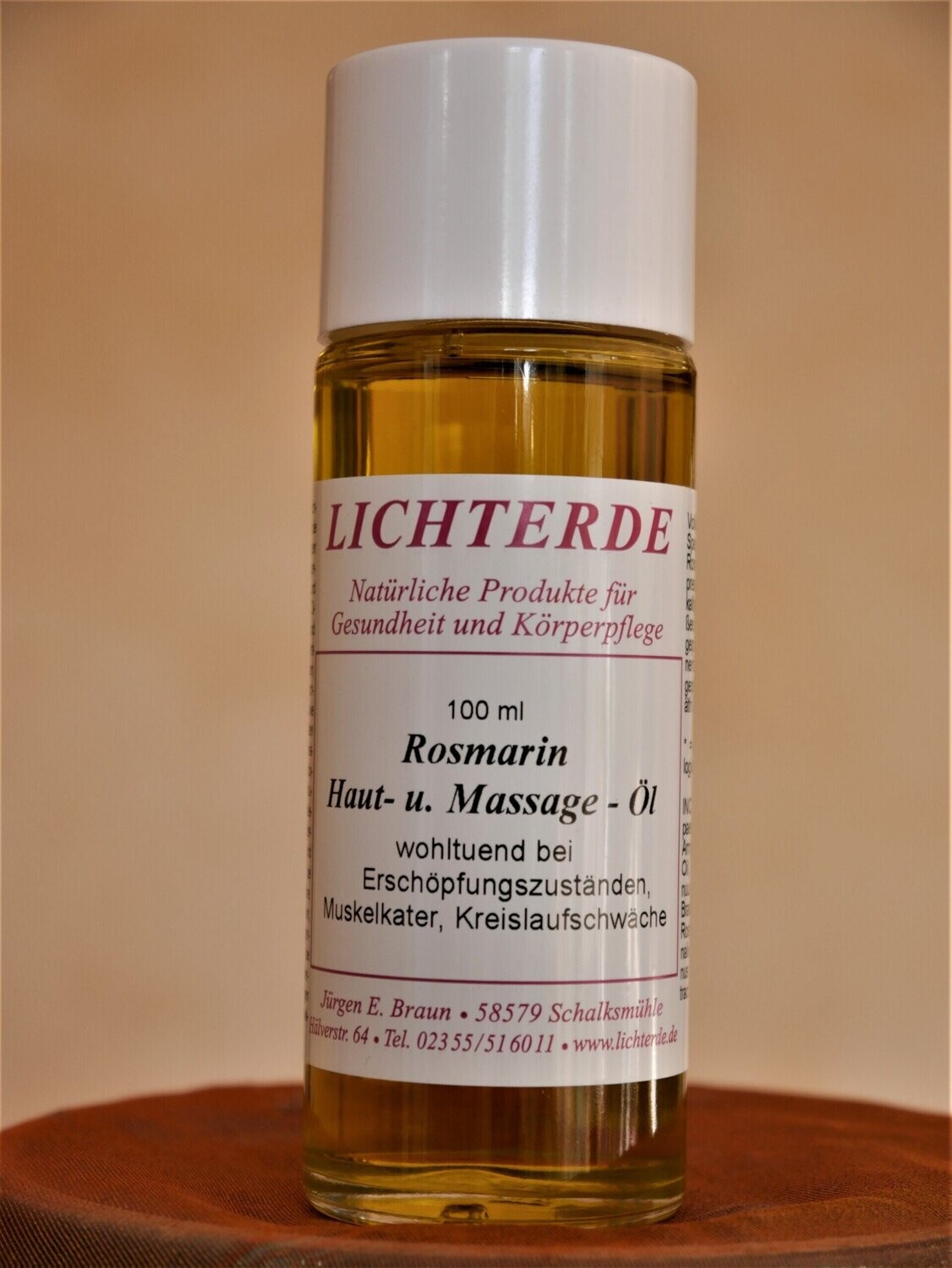 LICHTERDE Rosmarin Haut- und Massageöl