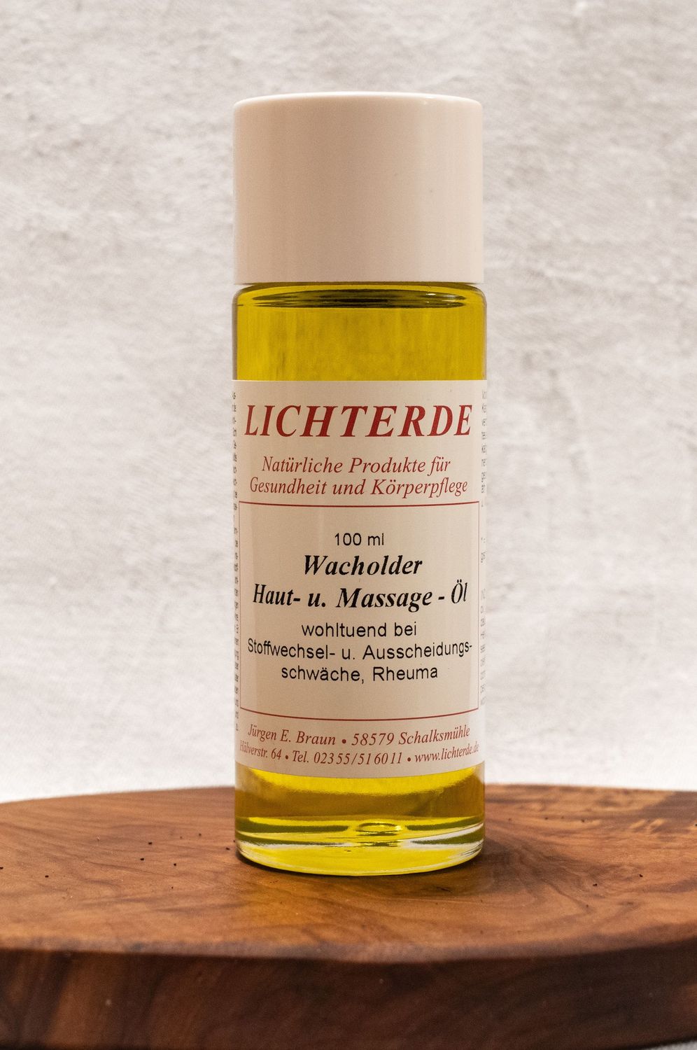 LICHTERDE Wacholder Haut- und Massageöl LICHTERDE Wacholder Haut- und Massageöl