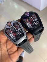 Hublot Black Engine Wrist Watch