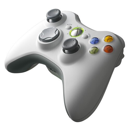 Xbox 360 baltas belaidis originalus pultelis