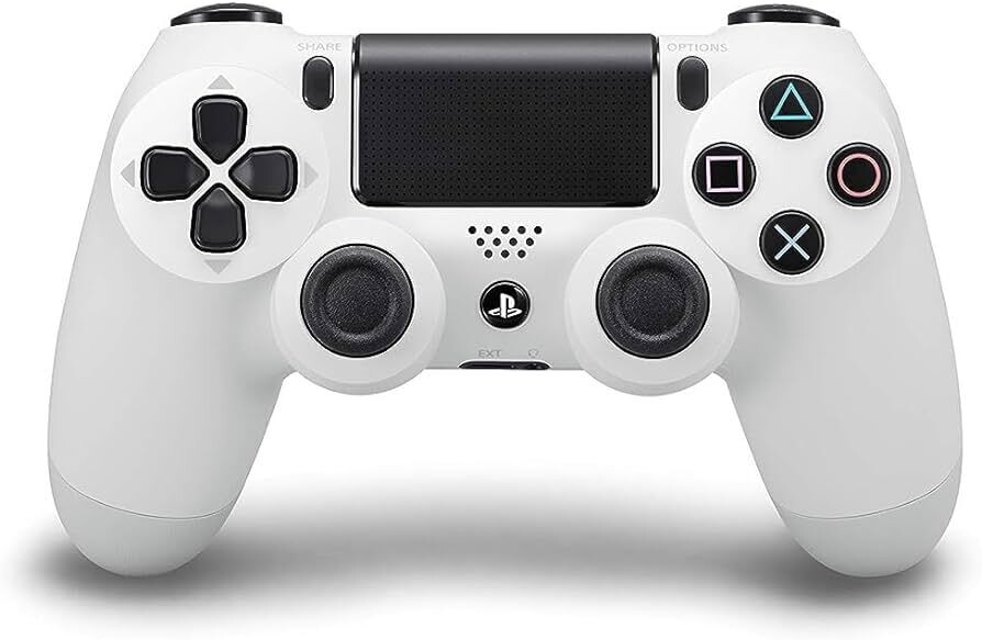 Sony PS4 DualShock4 White belaidis pultelis