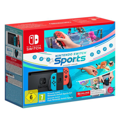 Nintendo Switch Sports atrištas, garantija 12 mėn 128GB