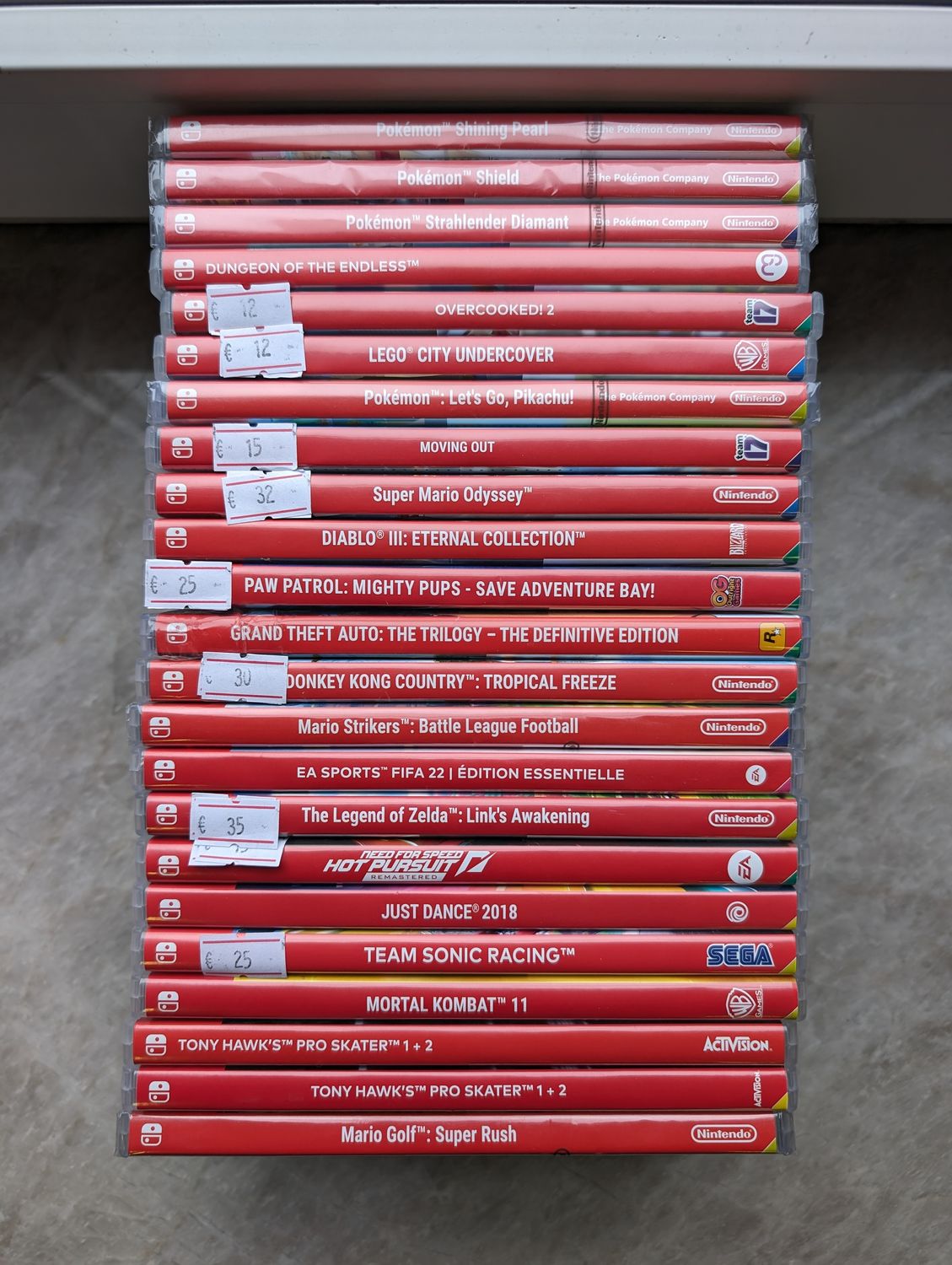 Nintendo switch žaidimai
