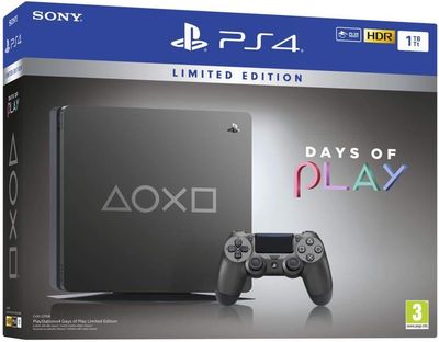 Sony PS4 Slim 1Tb Days of Play LIMITED EDITION, antras laidinis pultas dovanų !!!