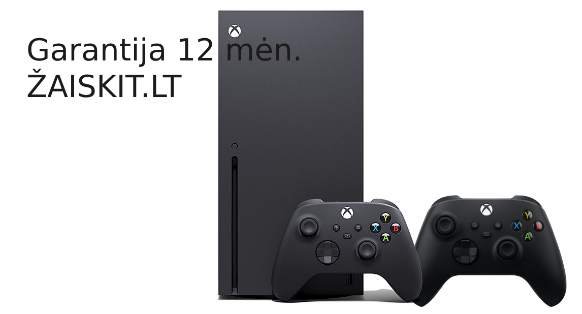 XBOX Series X 1TB SSD du pulteliai Naudotas