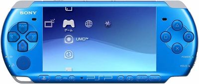 Sony PSP 3000 mėlynas atrištas su 128Gb atminties kortele