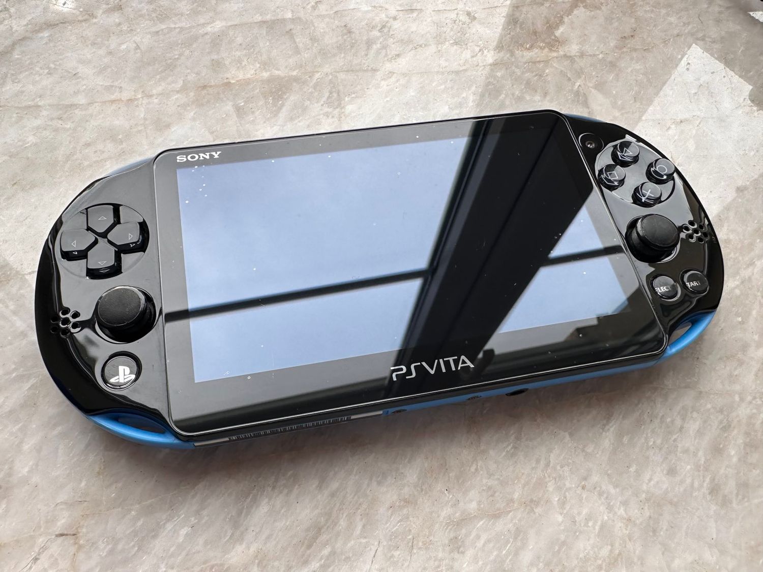 Sony PS VITA 2000 Slim juodas/mėlynas 128Gb 3.65 Henkaku
