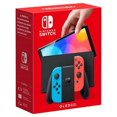 Nintendo Switch OLED atrištas, garantija 12 mėn 256GB Red BLUE