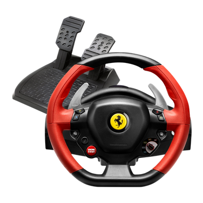 Thrustmaster Ferrari 458 Spider Xbox ONE S/X ir Series S/X vairas su pedalais, naudotas