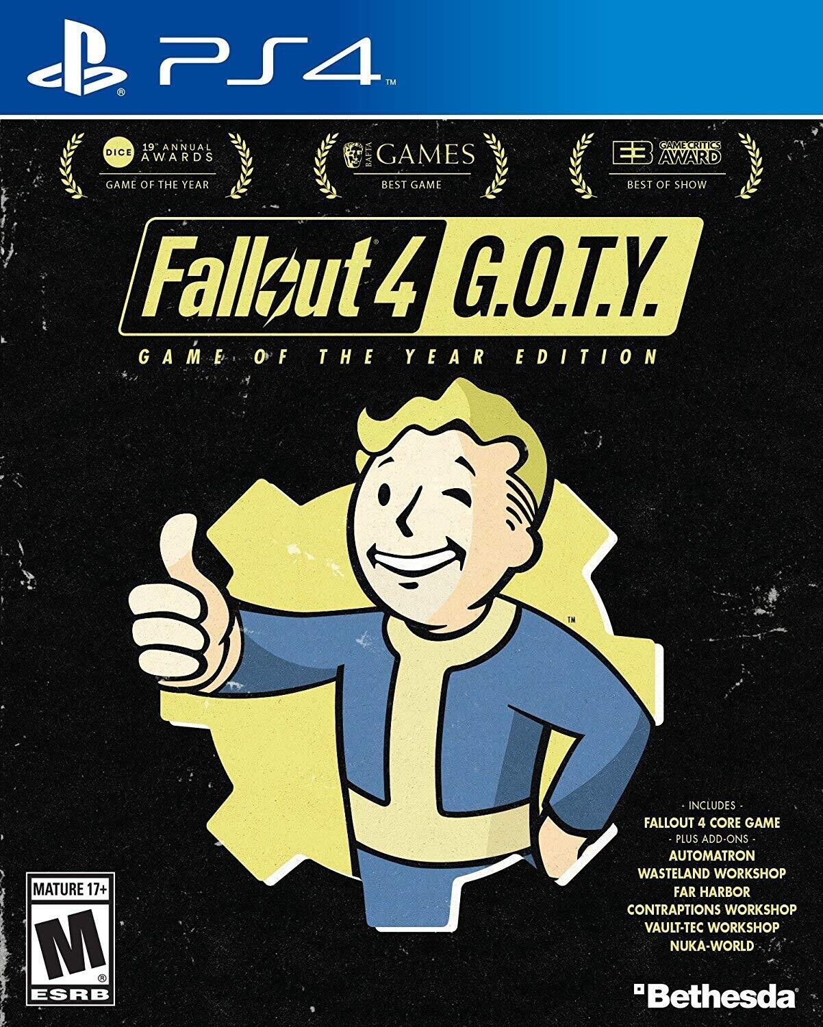 Fallout 4 (Game of the Year Edition) |PS4|