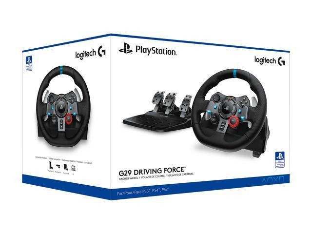 Logitech G29 PS3, PS4, PS5 ir PC vairas su pedalais, naujas