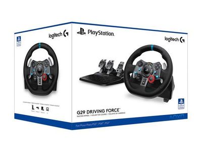Logitech G29 PS3, PS4, PS5 ir PC vairas su pedalais, naujas