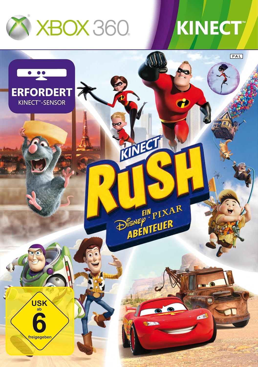 Kinect RUSH Disney Pixar Adventures |Xbox 360 Kinect|