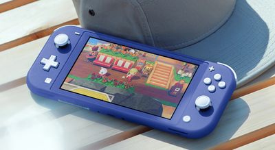 Nintendo Switch Lite Animal Crossing: New Horizons atristas 256GB garantija 12 mėn mėlynas, žydros spalvų