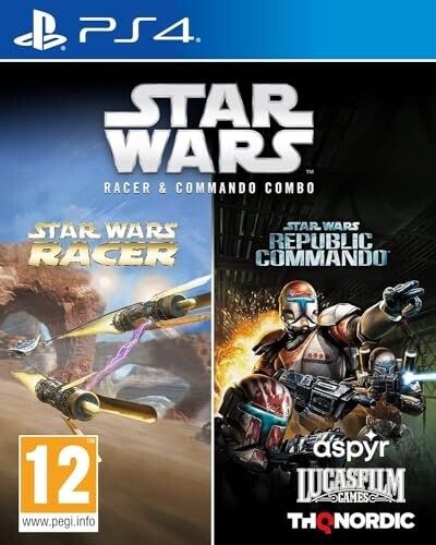 Star Wars: Racer &amp; Commando Combo: Star Wars: Racer + Star Wars: Republic Commando |PS4|