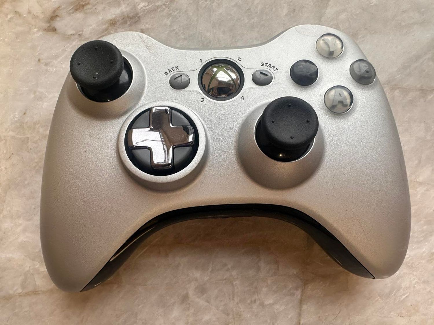 Xbox 360 pilkas belaidis originalus pultelis