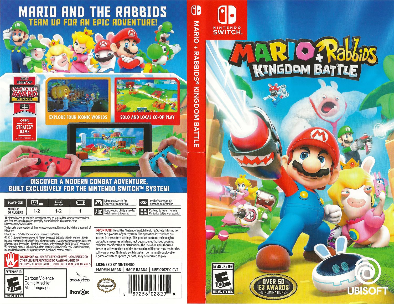 Mario + Rabbids: Kingdom Battle Nintendo Switch